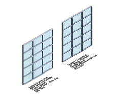 BIM components for facade, window and door systems